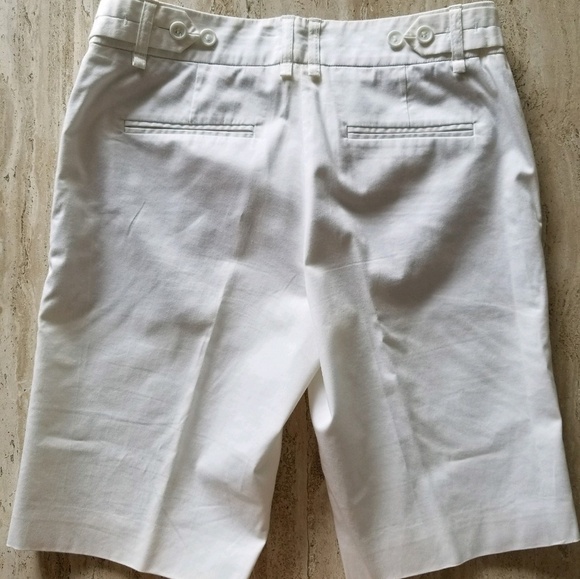 New BCBG MaxAzria White Dress Capris Pants Size 0 - Picture 2 of 6